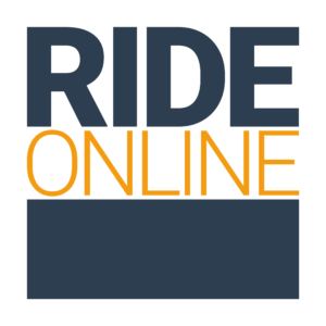 Ride Online Blau Orange Logo